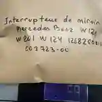 239 1268200810 126 820 08 10 HELLA 00372300 003 723-00 / Interrupteurs de miroir / Mercedes-Benz W126 W201 W124