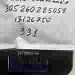 391 GM 13126750 TP 305260285057 / Interrupteur de commande radio / Opel Asrta H